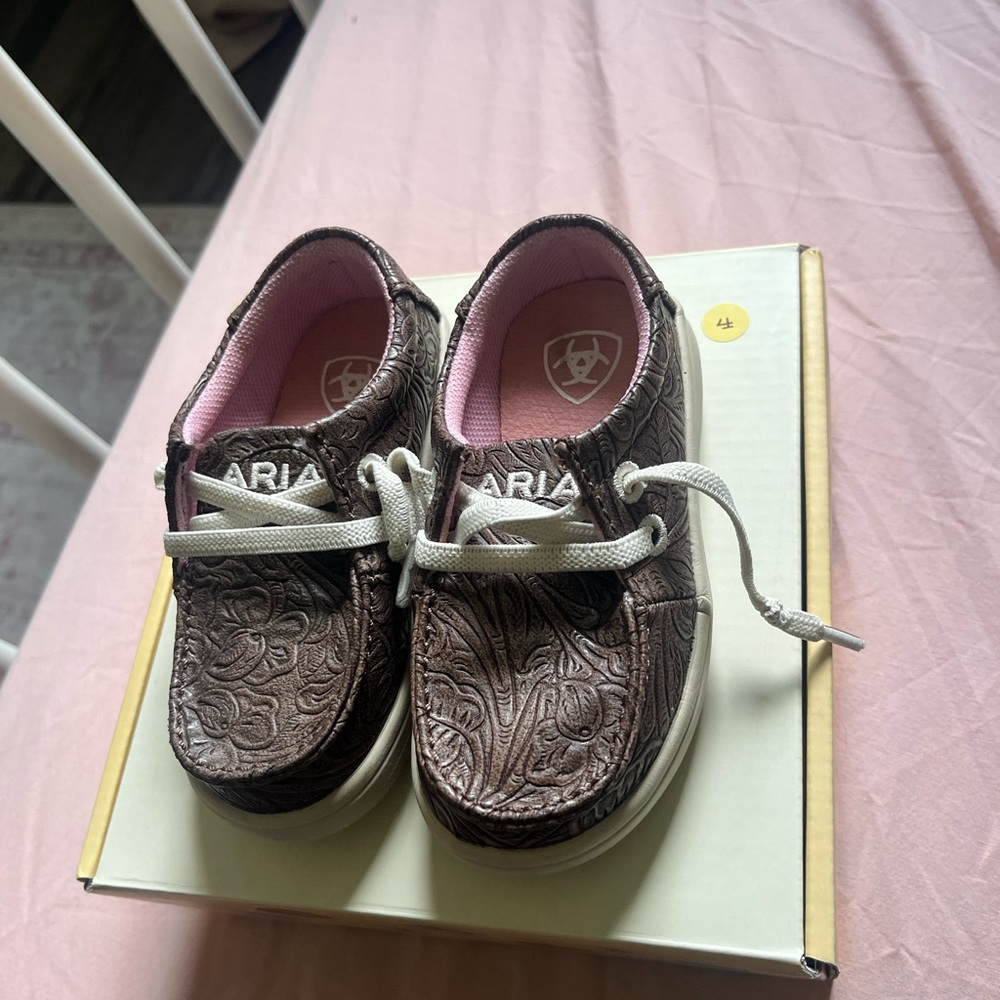 Ariat size 4 baby slip on